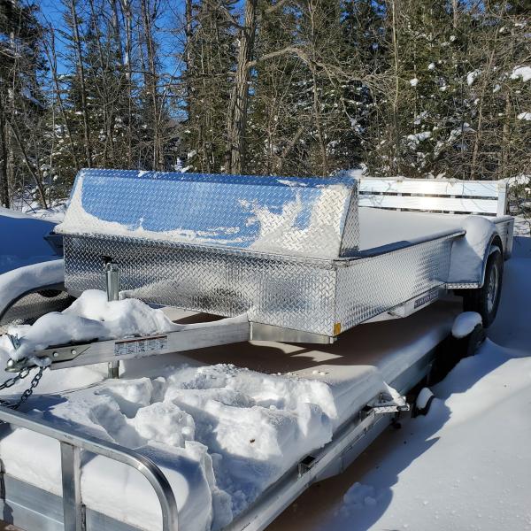 Snow Covered Trailer